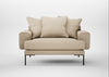 Torrington Loveseat Loop Twill Fossil