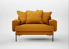 Torrington Loveseat Loop Boucle Twill Ochre