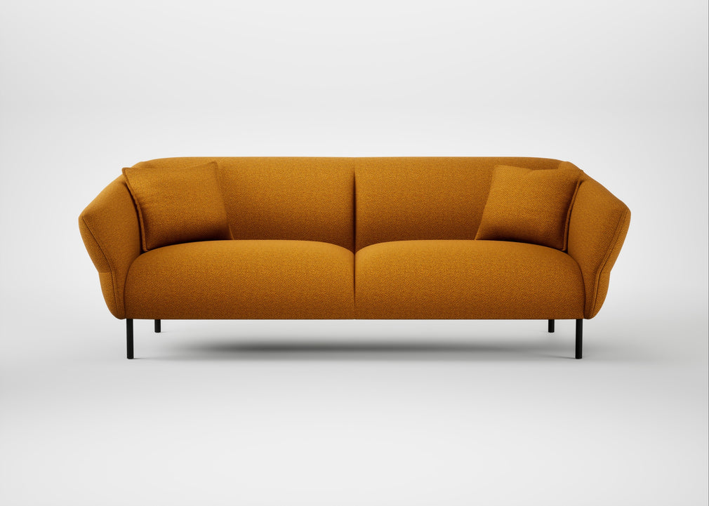Alto 4 Seater Sofa Loop Twill Ochre