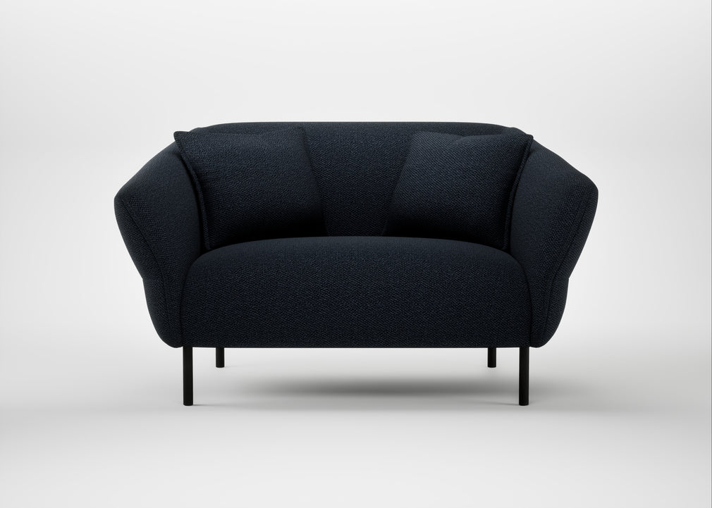 Alto Loveseat Loop Boucle Twill Midnight