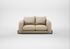 Nuvola 2 Seater Sofa Loop Twill Fossil / Black