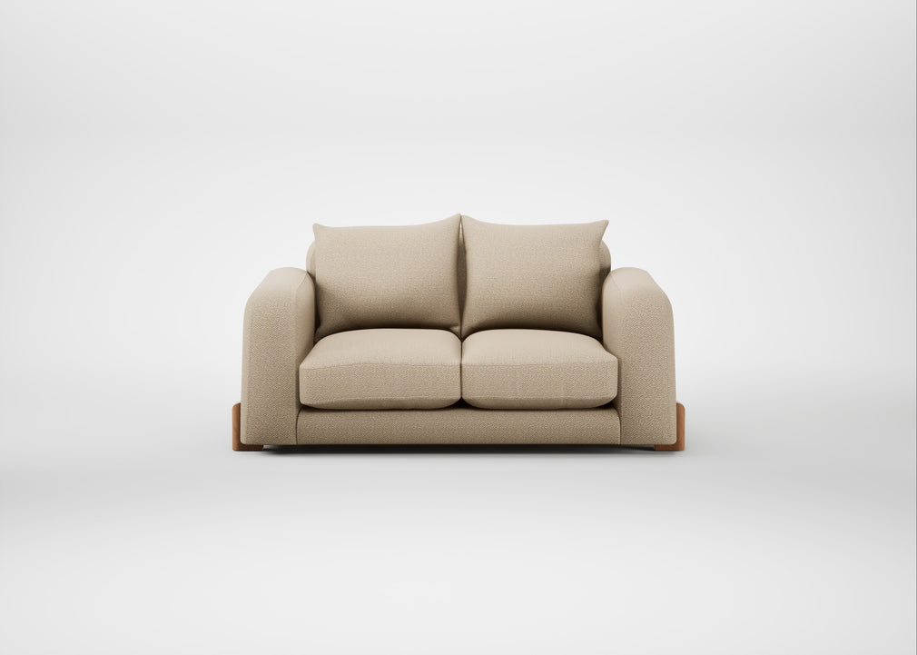 Nuvola 2 Seater Sofa Loop Twill Fossil / Natural