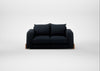 Nuvola 2 Seater Sofa Loop Boucle Twill Midnight / Natural