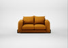 Nuvola 2 Seater Sofa Loop Boucle Twill Ochre / Black
