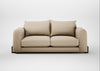 Nuvola 3 Seater Sofa Loop Twill Fossil / Black