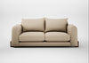 Nuvola 3 Seater Sofa Loop Twill Fossil / Walnut Stained