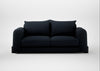 Nuvola 3 Seater Sofa Loop Boucle Twill Midnight / Black