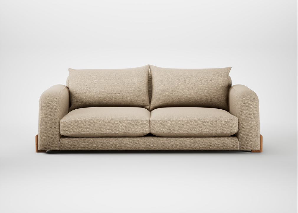Nuvola 4 Seater Sofa Loop Twill Fossil / Natural
