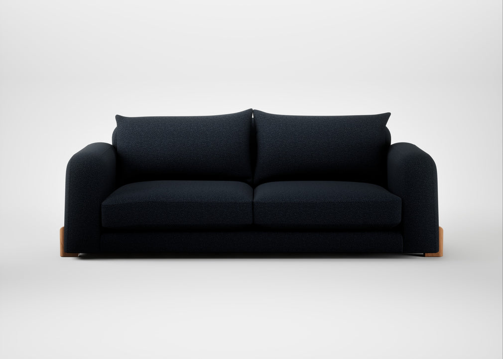 Nuvola 4 Seater Sofa Loop Twill Midnight / Natural