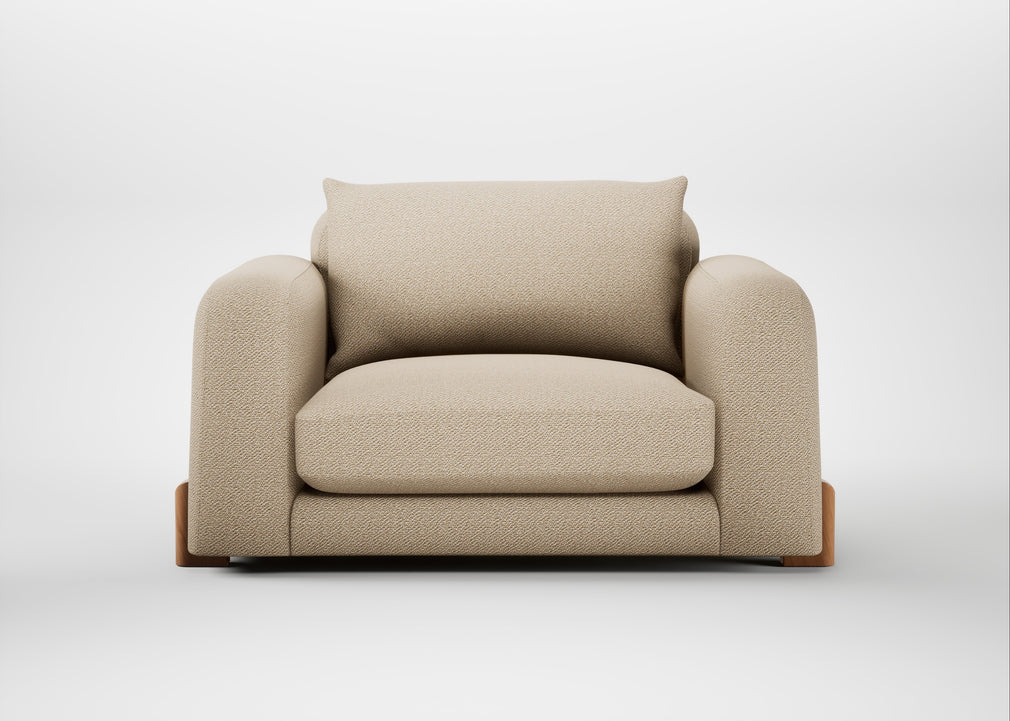 Nuvola Loveseat Loop Twill Fossil / Natural