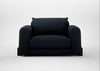 Nuvola Loveseat Loop Twill Midnight / Black