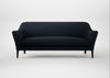 Wallis 4 Seater Sofa Loop Boucle Twill Midnight / Walnut Stained
