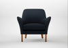 Wallis Armchair Loop Boucle Twill Midnight / Natural