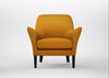 Wallis Armchair Loop Boucle Twill Ochre / Black