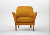 Wallis Armchair Loop Boucle Twill Ochre / Natural