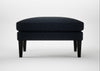 Wallis Ottoman Loop Boucle Twill Midnight / Black