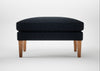 Wallis Ottoman Loop Boucle Twill Midnight / Natural