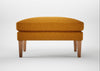 Wallis Ottoman Loop Boucle Twill Ochre / Natural