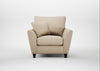 Torino Armchair Loop Twill Fossil / Black