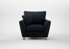 Torino Armchair Loop Boucle Twill Midnight / Natural