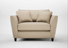 Torino Loveseat Loop Twill Fossil / Black