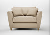 Torino Loveseat Loop Twill Fossil / Natural