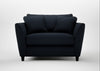 Torino Loveseat Loop Boucle Twill Midnight / Black
