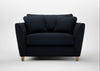Torino Loveseat Loop Boucle Twill Midnight / Natural