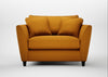 Torino Loveseat Loop Boucle Twill Ochre / Black