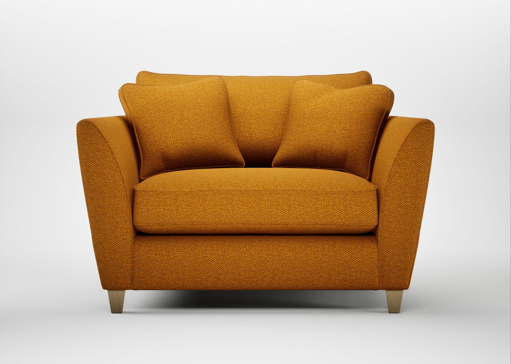 Torino Loveseat Loop Boucle Twill Ochre / Natural