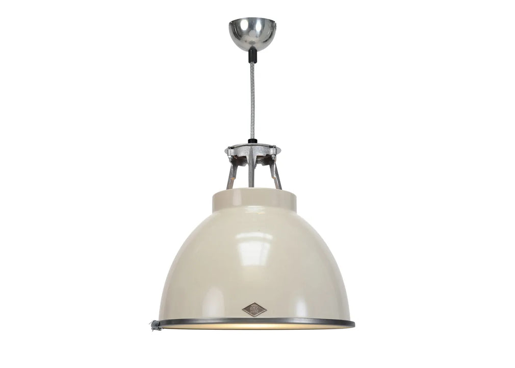Titan Size 1 Pendant Light Putty Grey