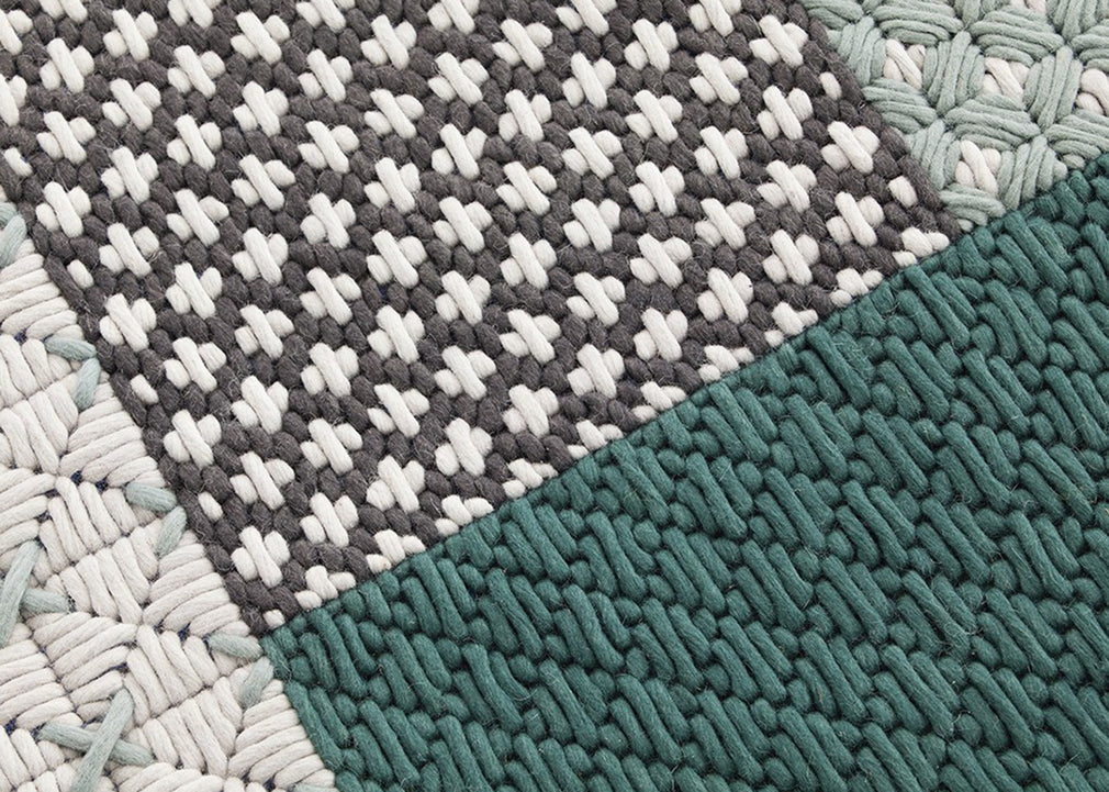 Silai Rug Green