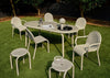 Groove Outdoor Dining Armchair Putty