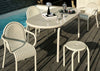 Groove Outdoor Dining Armchair Putty