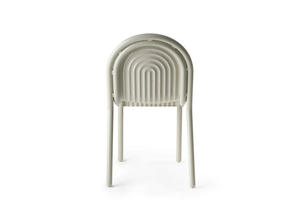Groove Outdoor Dining Chair Putty