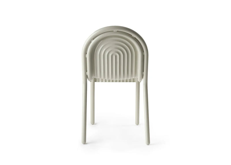 Groove Outdoor Dining Chair Putty