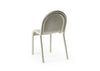 Groove Outdoor Dining Chair Putty
