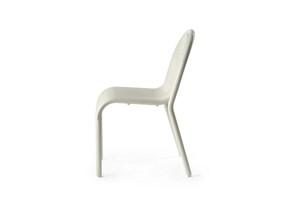 Groove Outdoor Dining Chair Putty