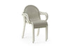 Groove Outdoor Dining Armchair Putty