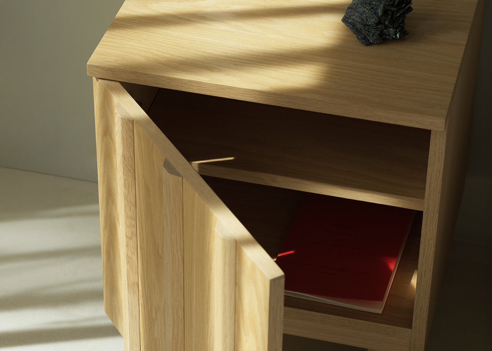 Rib Bedside Table