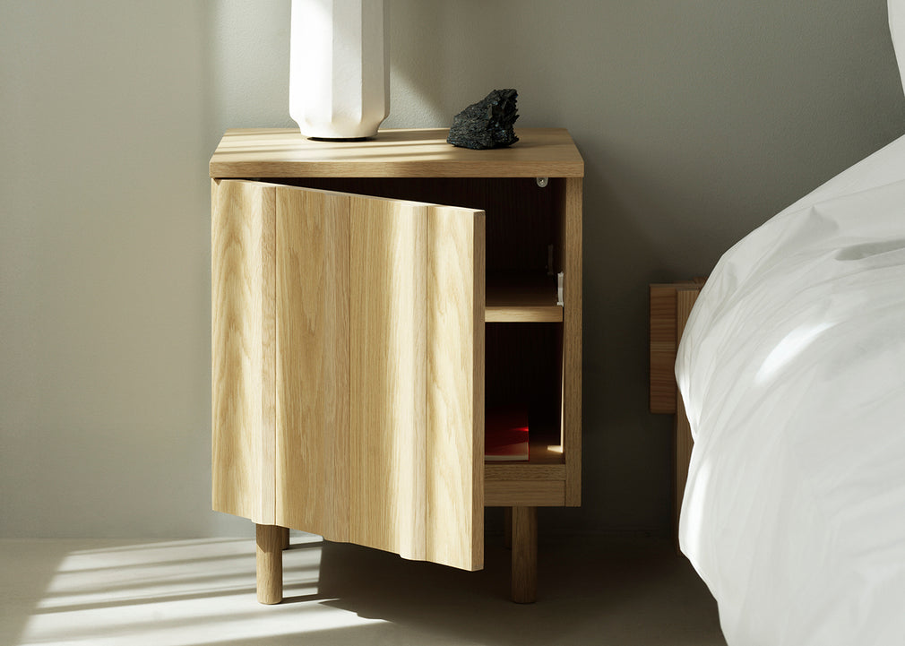 Rib Bedside Table