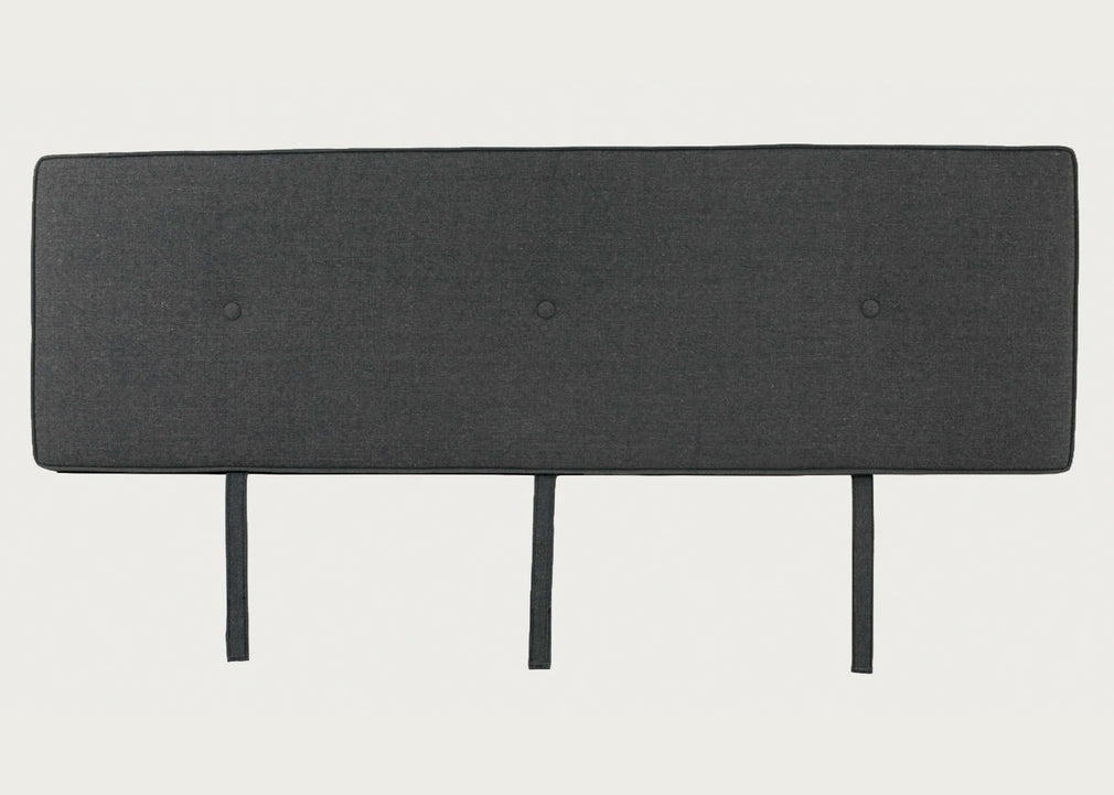 Brunel Bench Cushion Smoke Grey Fabric