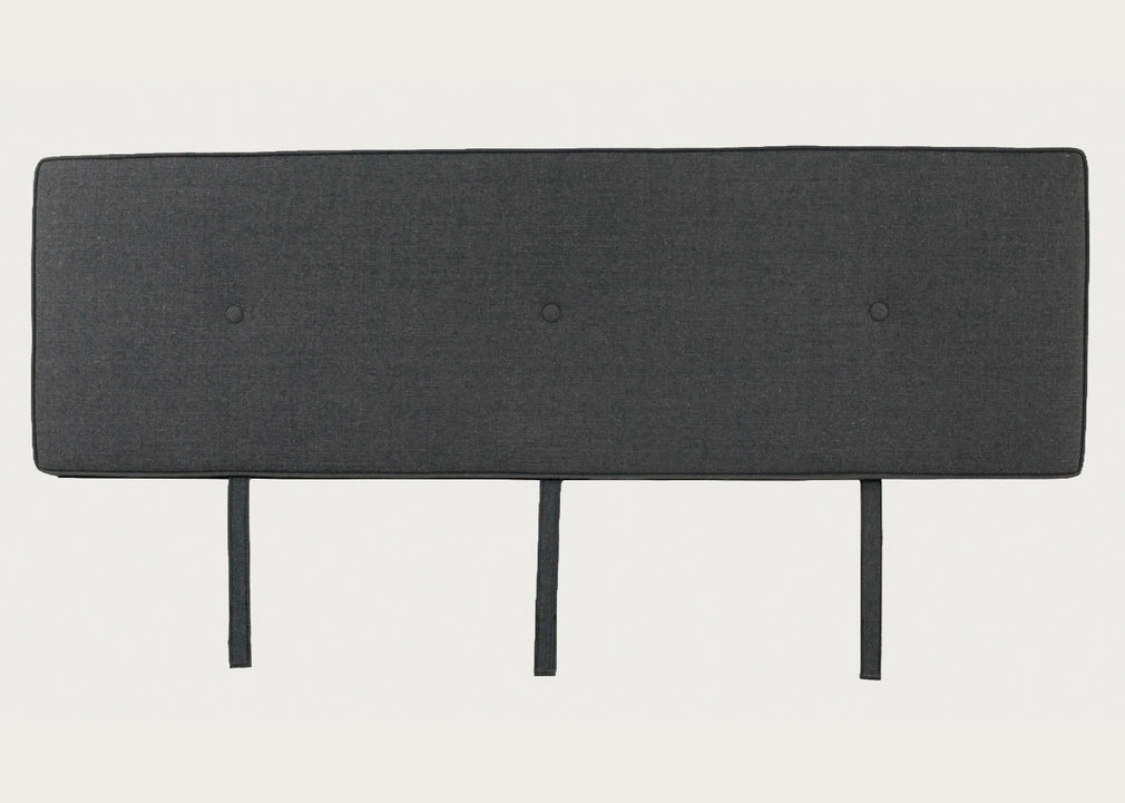 Brunel Bench Cushion Smoke Grey Fabric