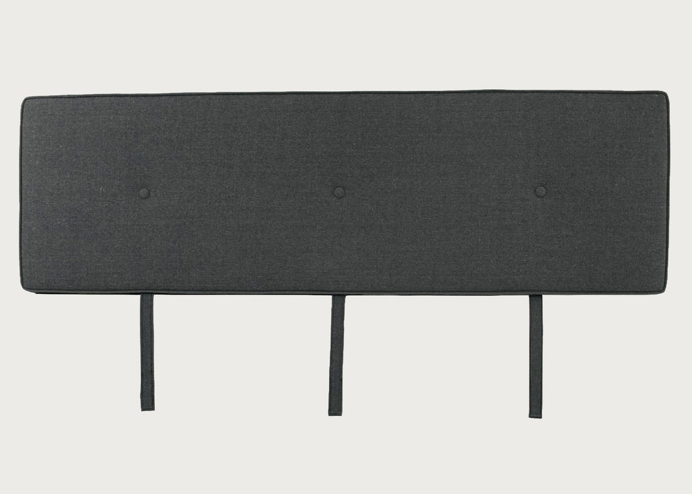 Brunel Bench Cushion Smoke Grey Fabric