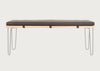 Brunel Bench Cushion Smoke Grey Fabric