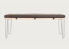 Brunel Bench Cushion Smoke Grey Fabric