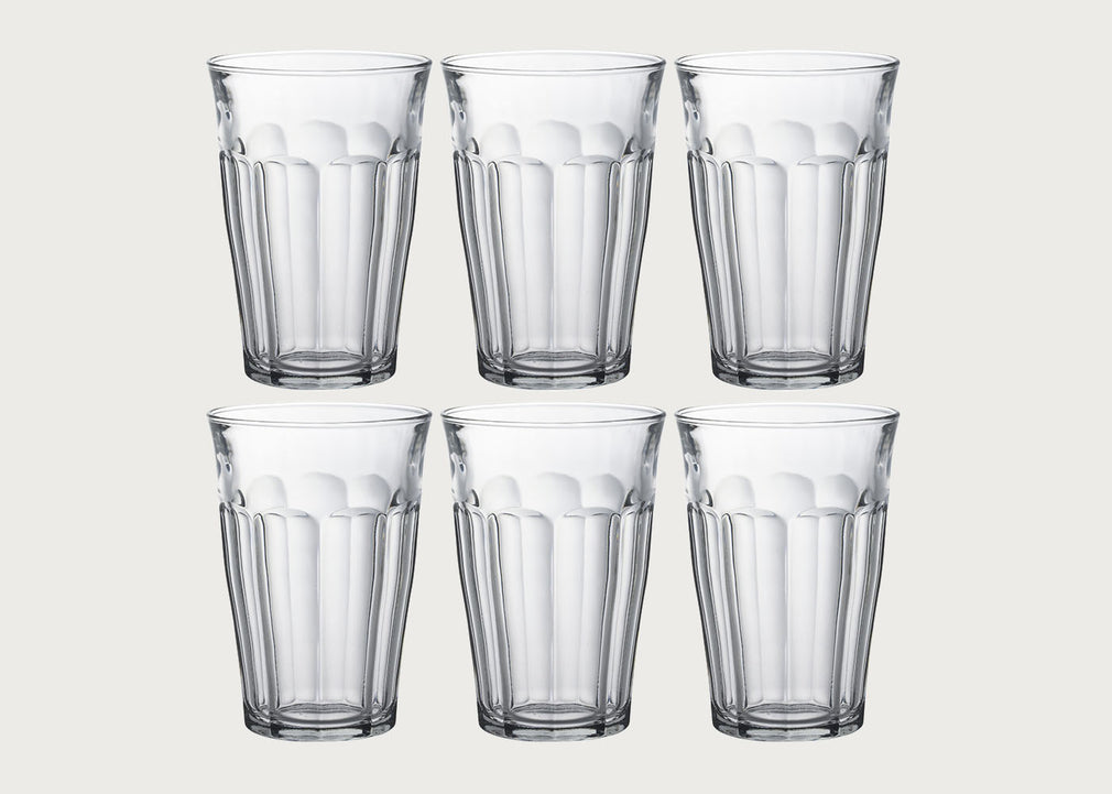 Picardie Glasses 36cl Clear Set Of 6