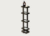 Bathroom Storage Stand Wood and Glass