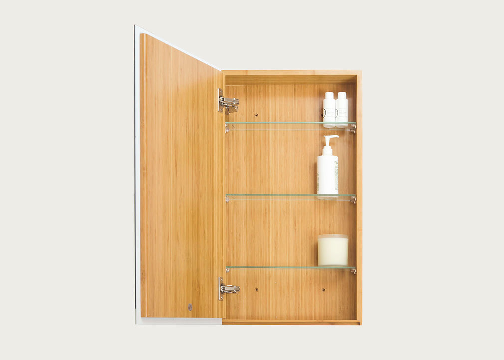Bathroom Wall Cabinet 700 Arena Bamboo