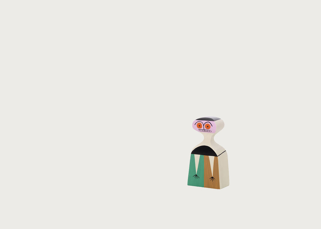Girard Wooden Doll No. 3 Pink Face & Red Eyes